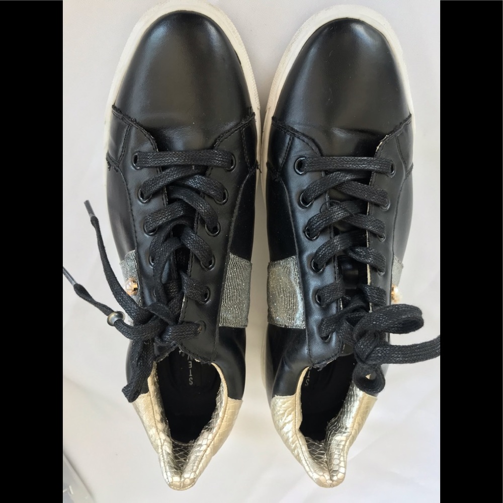 Steve Madden Black And Grey Sneakers Size 10